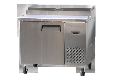 New bison 44 &#034; one door pizza prep table bpt-44  free shipping !!! for sale