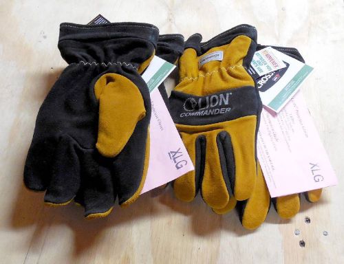 2 Pairs Lion Commander Structural Fire Fighting Gloves Size XLG LPG927BG 1LG NOS