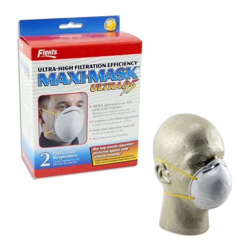 Set of 2 high filtration particulate respirator masks - niosh approved for sale