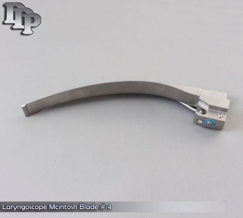 McIntosh Laryngoscope Blade No. 4 ENT Diagnostic Surgical Instruments