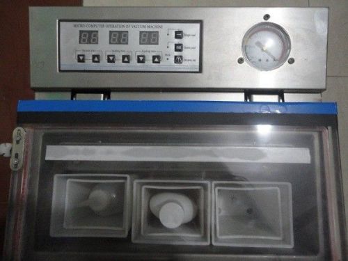 Small vacuum packaging food sealer bag chamber machine 110v ((dz260t/a)) for sale
