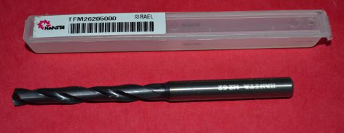 Hanita 5mm (0.1969&#034;) carbide drill - tialn coating -  coolant through -1 pc for sale