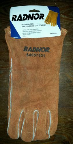 Radnor welding gloves select shoulder split cowhide  size large for sale