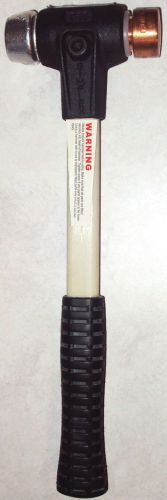 SIMPLEX Mallet Custom 030 SILVER COPPER 30mm Hammer Fibre Glass Grip Handle NEW
