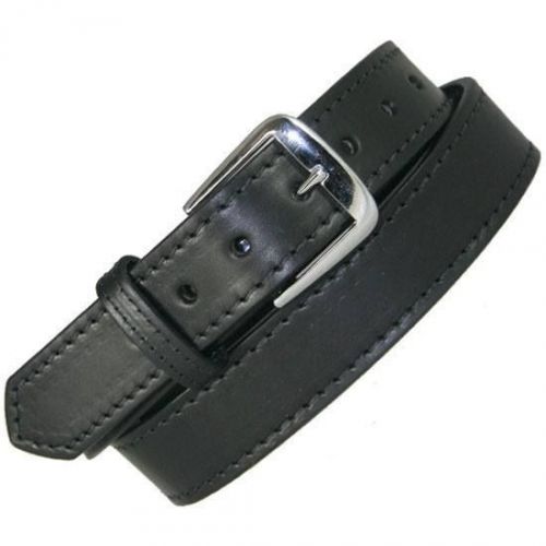 Boston Leather 6582ST-1-38 Dress Belt 15&#034; Belt Size 38 Nickel Buckle Black