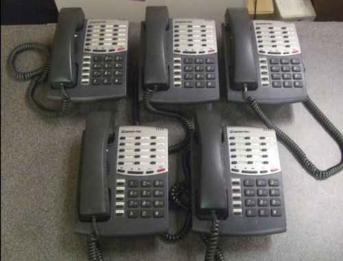 Lot (5) inter-tel mitel axxess 550.8500 basic digital office phones telephone for sale
