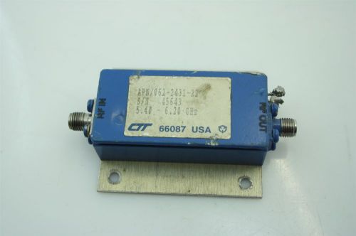 CTI RF Microwave Amplifier 5.4 - 6.2 GHz 21dBm 31dB gain TESTED