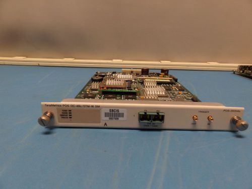 Spirent SmartBits POS-3505As ATM OC48 TeraMetrics POS OC-48c/STM-16 SM - Tested