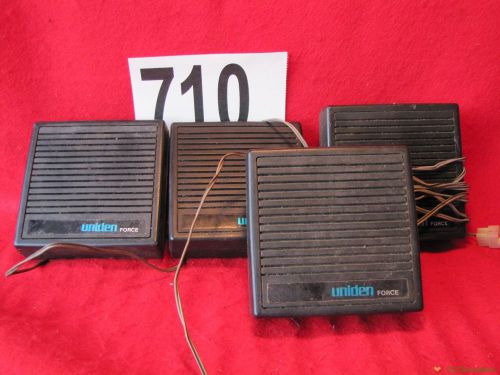 Lot of 4 ~ uniden force amx 250 external extension radio speakers ~ #710 for sale