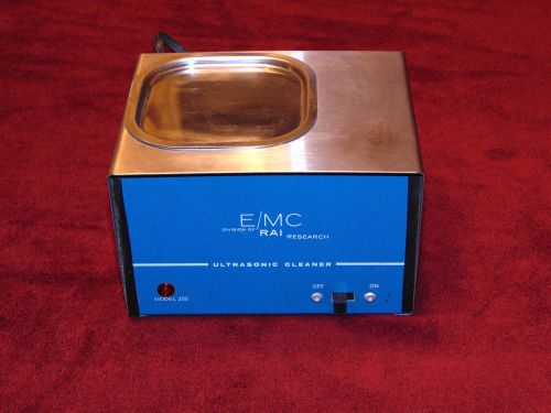 Vintage E/MC RAI RESEARCH Electromation ULTRASONIC CLEANER MODEL 250 works