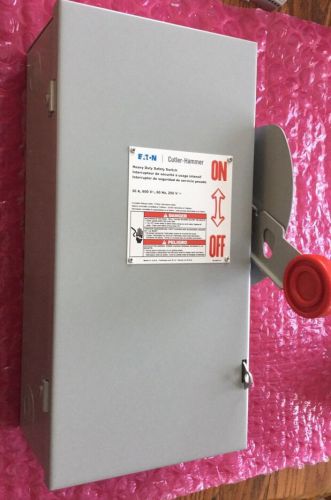 Cutler-Hammer 30A 600V Heavy Duty Safety Switch DH361UGK Non-Fusible
