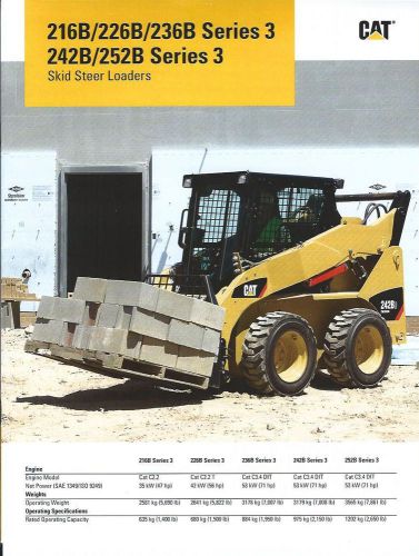 Equipment Brochure - Caterpillar - 216B et al - Skid Steer Loader - 2010 (E2111)