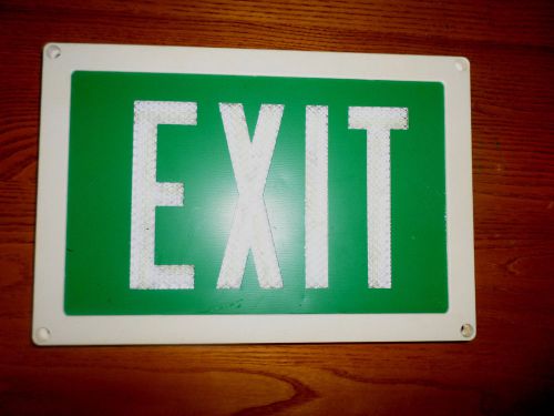 ISOLITE Self-Luminous Exit Sign 1 Side - 2040 Green
