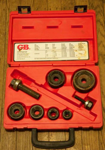 Gardner bender kow520 slug-out set (no ratchet wrench) 1/2&#034; - 2&#034; for sale