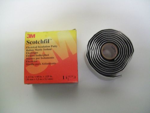 (1) 3m scothfil electrical insulation putty 1-1/2&#034; x 60&#034; x .125 new in box for sale