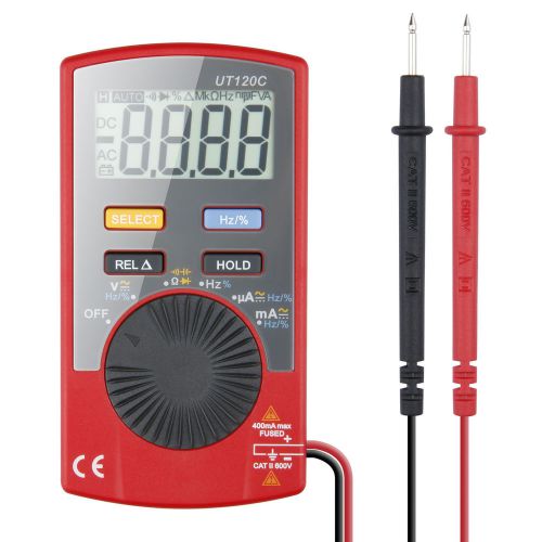 Ut120c mini digital multimeter ohmmeter ammeter current voltmeter meter tester for sale