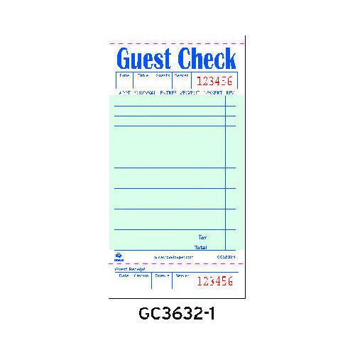 Royal Toner Guest Check Book
