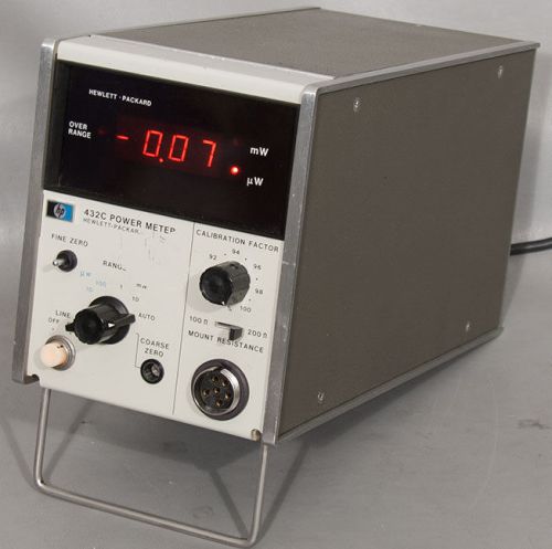 Hp 432c thermistor programmable digital led power meter for sale