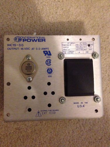 International Power Supply IHC15-3.0