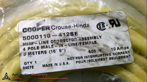 COOPER CROUSE-HINDS 5000110-412SE, NEW