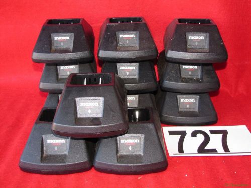 Lot of 12 ~ maxon desktop battery chargers qpa-1135 ~ #727 for sale