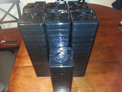 Lot of 74 black raise its/deskalators furniture risers w/anti skid pads for sale