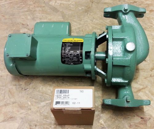 Taco 1915c1-e1 close-coupled in-line direct driven pump 1/2hp 115v 1750rpm for sale
