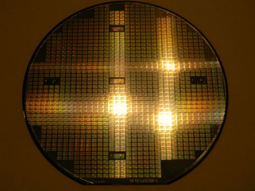 6&#034; silicon wafer  texas instruments msp430 mixed-signal microcontroller for sale
