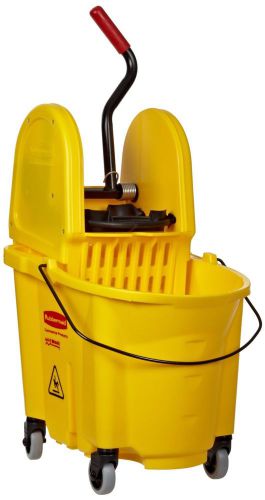 Rubbermaid commercial products wavebrake 35-qt. bucket/wringer combination for sale