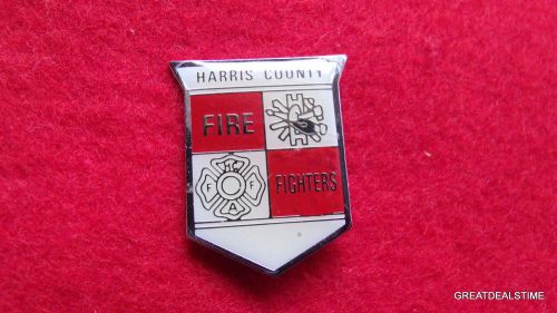 Harris county fire dept badge,texas fireman metal suit lapel pin,firefighter fun for sale