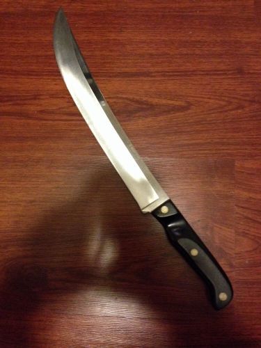 PROFESSIONAL WEAR-EVER 6415SC-12&#034; SCIMITAR CHEF CARVING KNIFE FOOD SERVICE