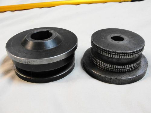 Victaulic Roll Groover Parts (2) Upper &amp; Lower Dies No 1021  4&#034; to 6&#034; pipe