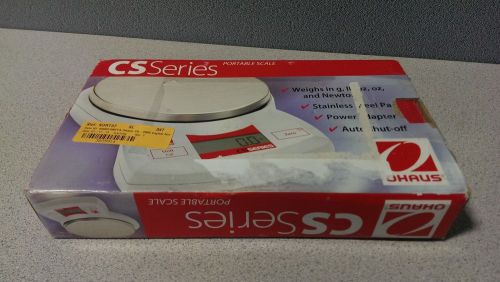 Ohaus cs-2000 portable digital scales 2000 g x 1 g open box for sale