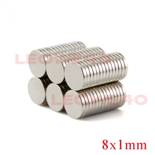 10/25/50/100x n50 8x1mm strong magnet rare earth neodymium n706 from london for sale