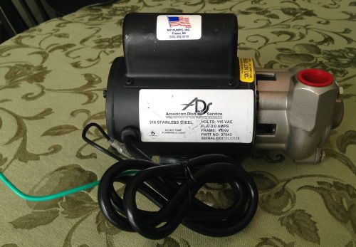New - ads motor and pump, part # 37043...35178 mp pumps, stainless steel for sale