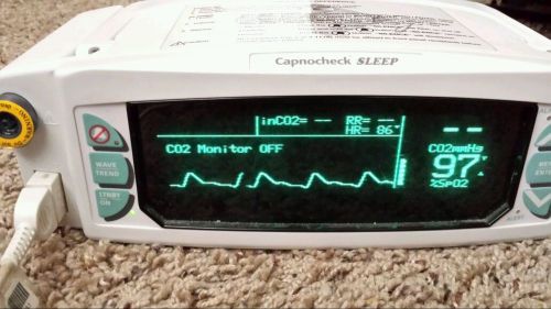 Smiths Medical 9400-051 Capnocheck Sleep Capnograph / Oximeter