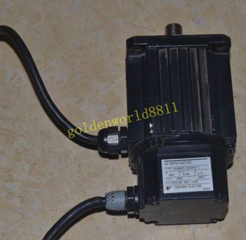 Yaskawa servo motor USAREM-02DR011 good in condition for industry use