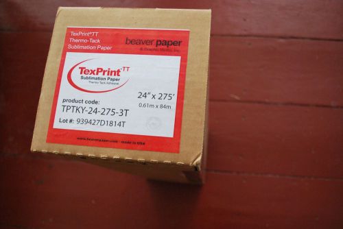 Beaver Paper TexPrint Thermo-Tack Sublimation Paper 24&#034; x 275&#039; Roll