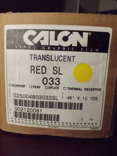 Arlon Translucent Red SL 033 48&#034; x 10 yds