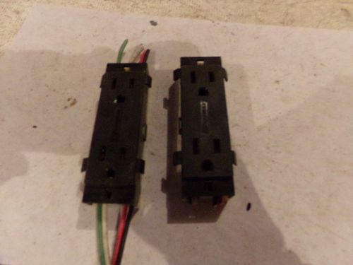 WIREMOLD 15A 125V RECEPTACLE (LOT OF 2) -  USED