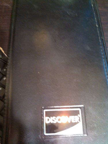 USED Discover Brand Customer Check Presenter/Folder/Servers Restaurant