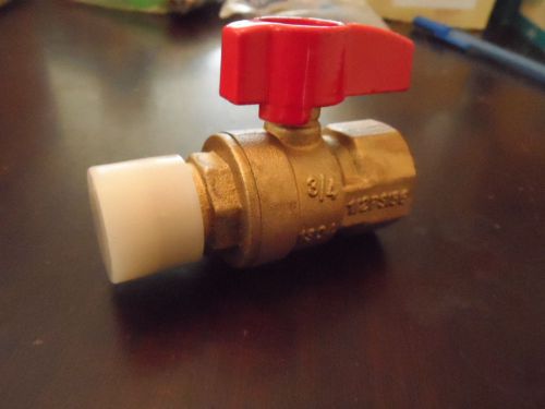 3/4&#034; gas ball valve,brass shut off valve,gas cock valve male - qty-3 for sale