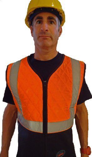 Cool medics m1521 black bottom vest  4x-large  orange for sale
