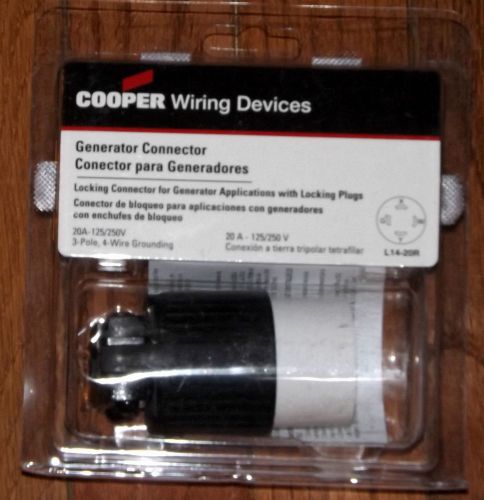 Cooper Wiring Devices Generator Connector L14-20R