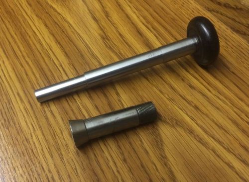 Rare &#034;3C&#034; to 6mm Collet Adapter with Drawbar for Levin Watchmaker&#039;s Lathe