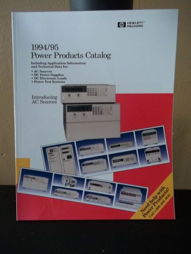 Hewlett Packard Electronic Power Products Catalog 1994/95