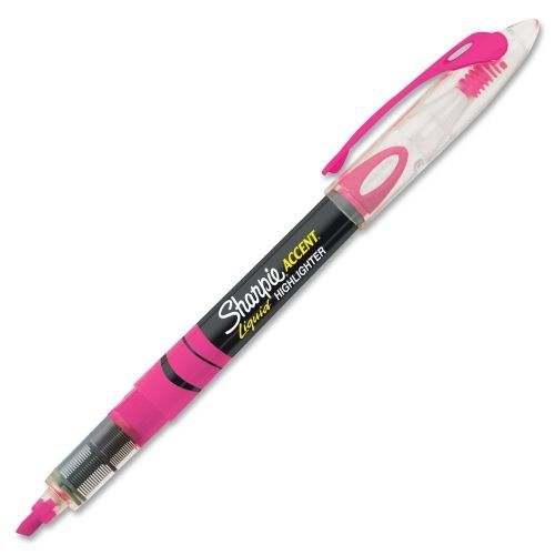 Sharpie Accent Pen-Style Liquid Highlighter -Chisel -Pink Ink -1 Ea- SAN1754464
