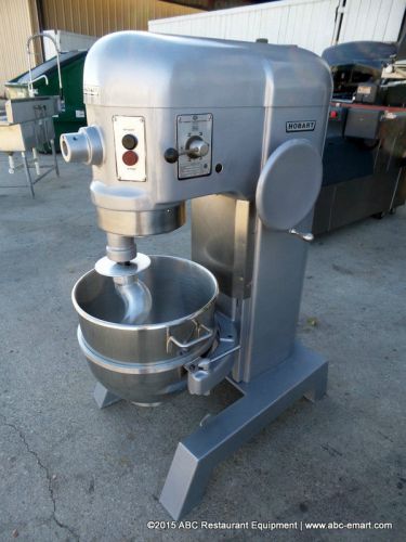 HOBART 60 QUART MIXER 1 PHASE INCLUDES HOOK BAKERY DONUT SHOP PASTRY CANDY MIX