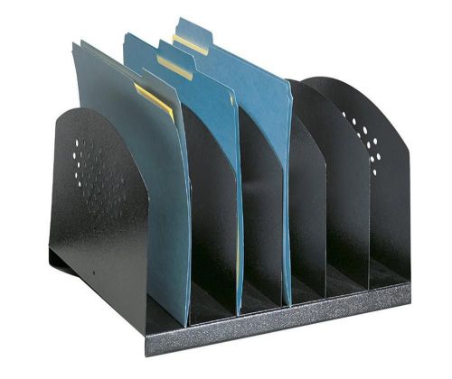 Six Section Steel Desk Rack in Black [ID 37121]