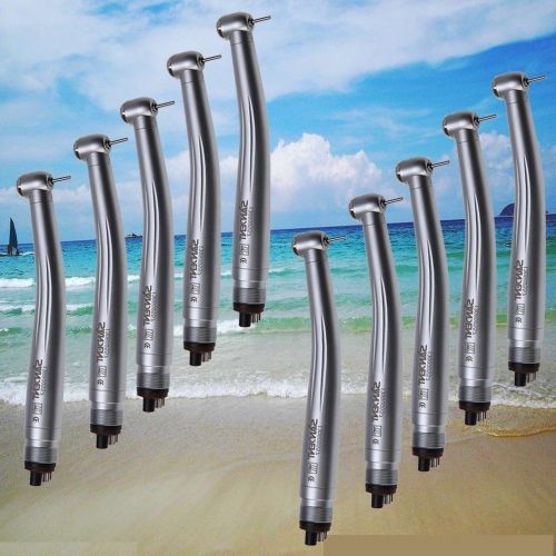 10pcs NSK Style Dental High Speed Handpiece Push Button Type 4 Hole promotion